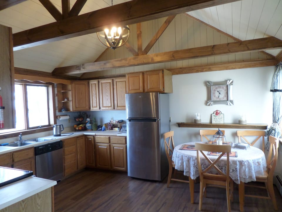view of the kitchen from the livingroom