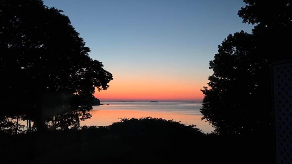 Sunrise From The Deck