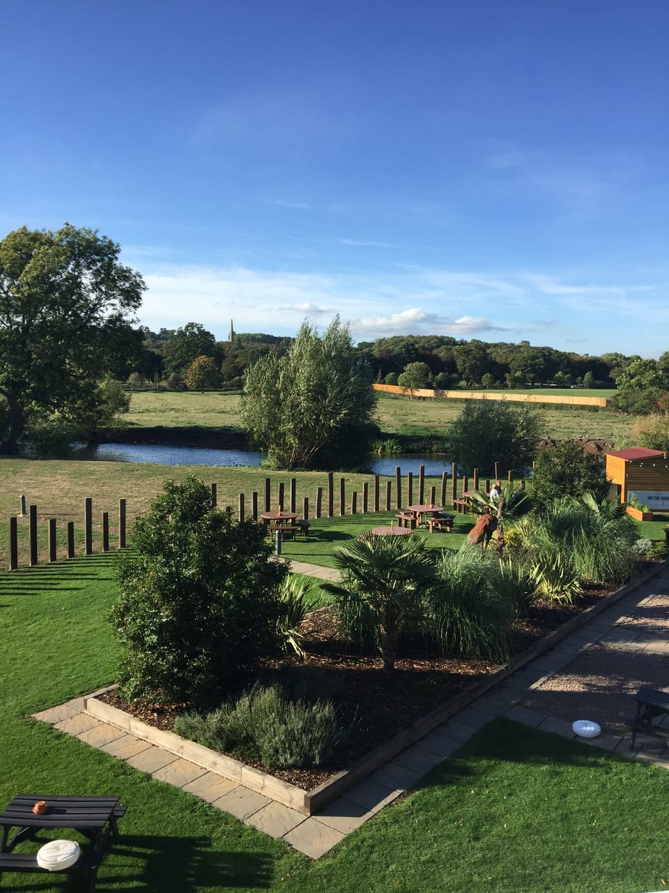 View from the Riverside Bar and restaurant 