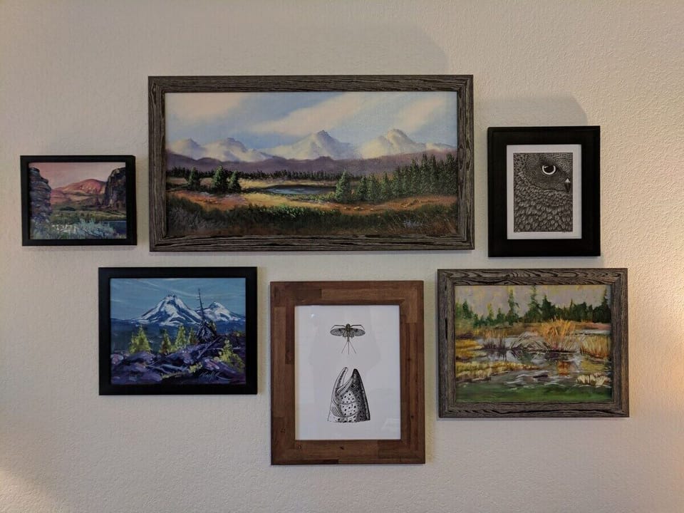 The Kokanee Cottage Art Work