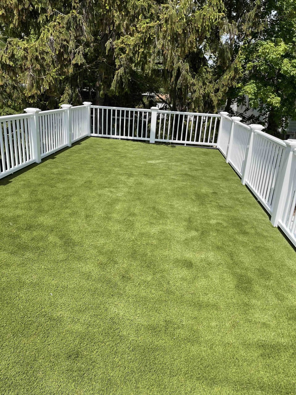 pool area and spiral staircase to lounge deck