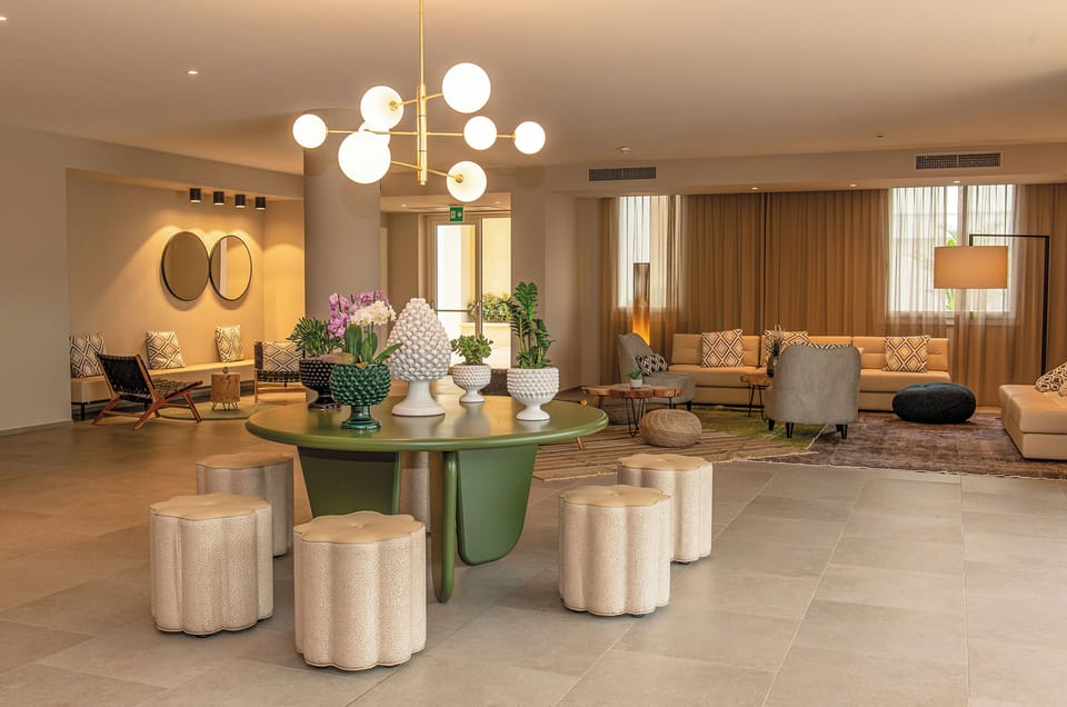 Lobby sitting area
