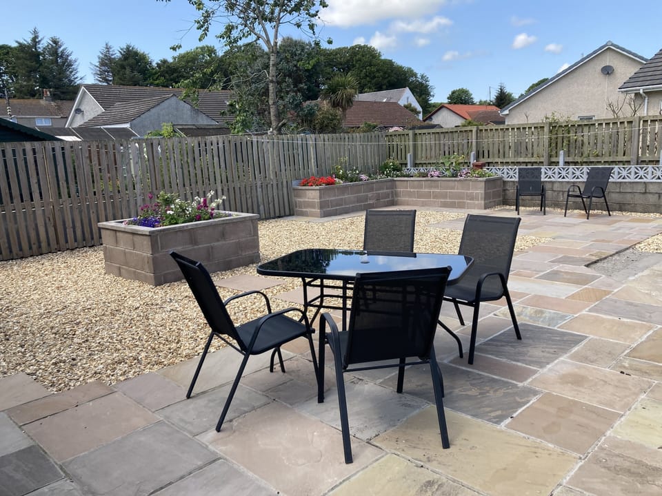Enclosed garden at rear