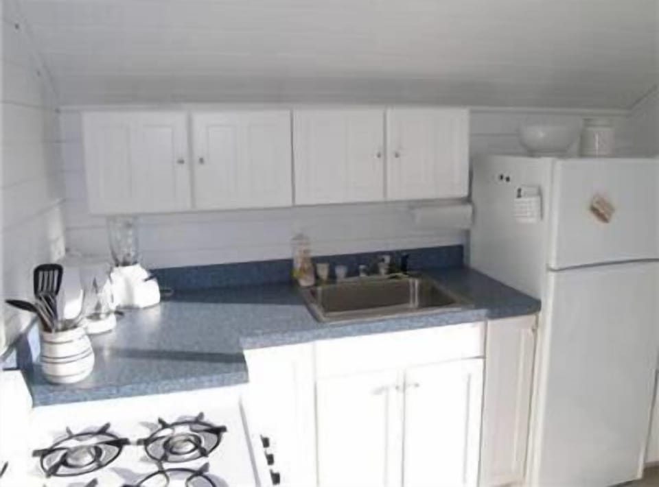 Updated kitchen with slider to deck