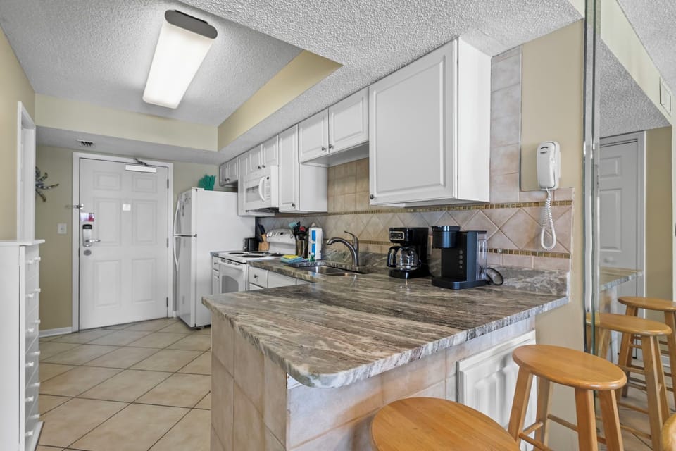 Surf Side Shores 1402 Kitchen