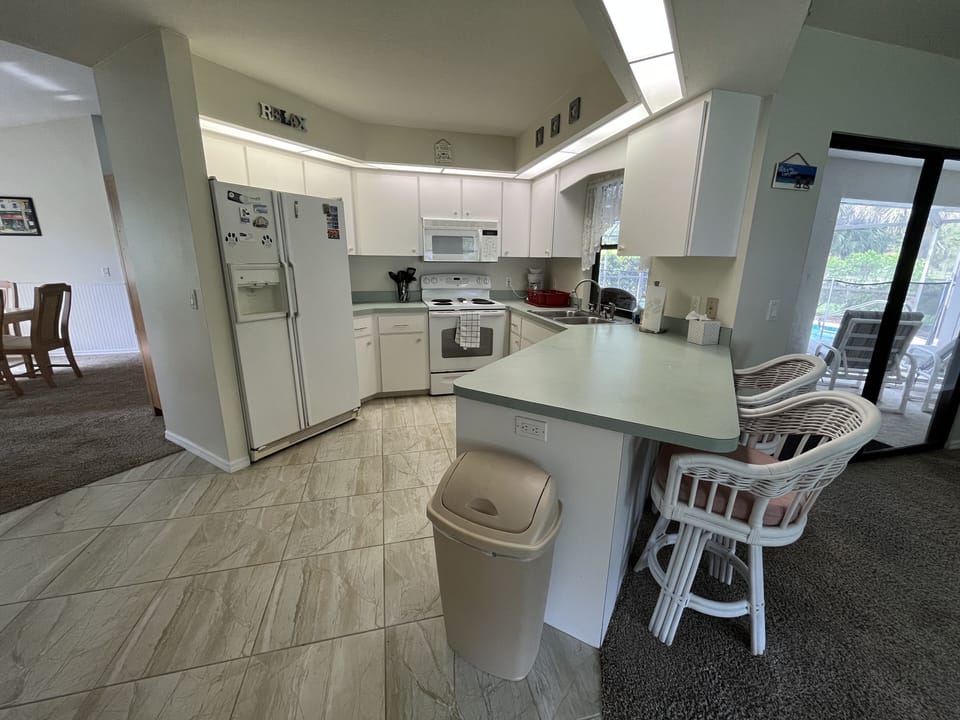 Open Design Kitchen that allows family time when making your favorite recipes
