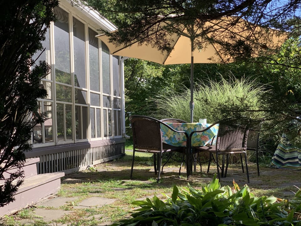 Patio with Umbrella