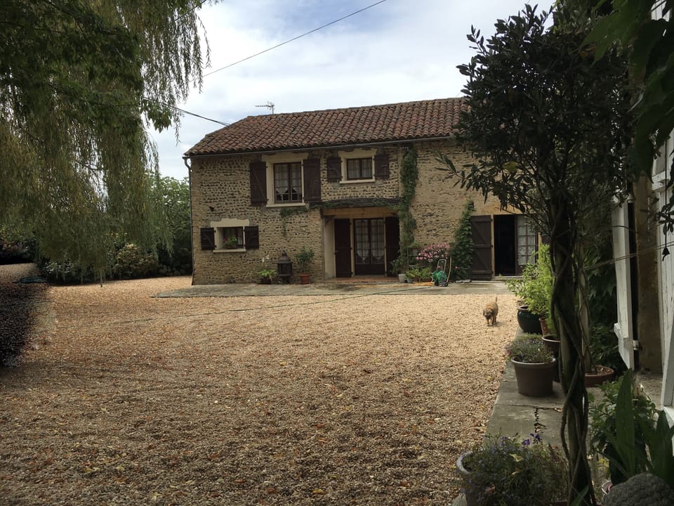 The gite from the main house.