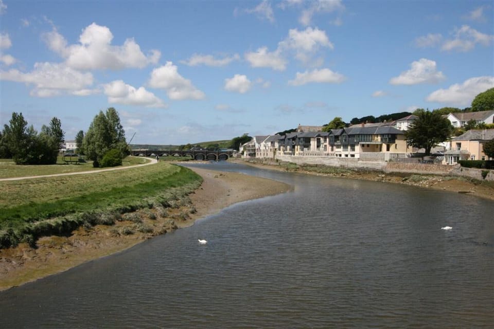 River Camel in Wadebridge 