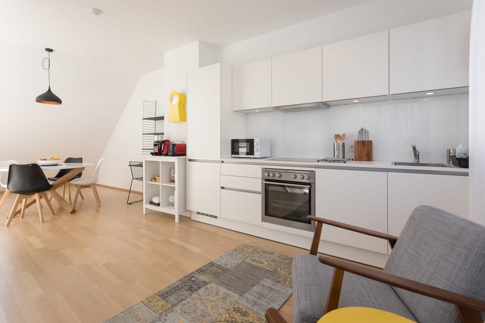 Kitchen and dining area