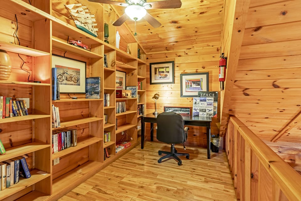 Read or Catch Up The Work Area in the Loft