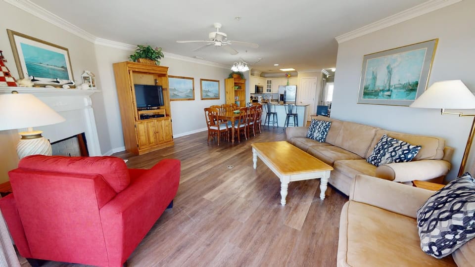 Open Living & Dining