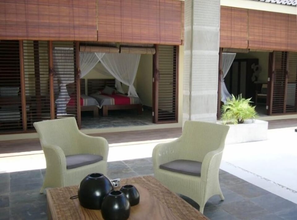 From the living room to the bedrooms view