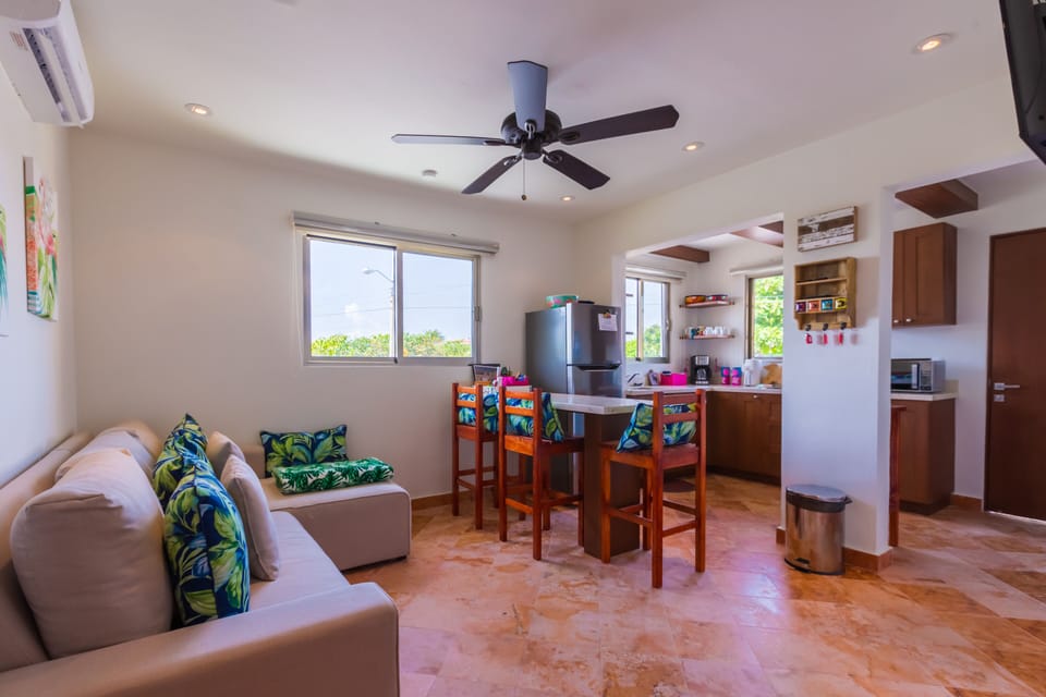 Full view living and kitchen