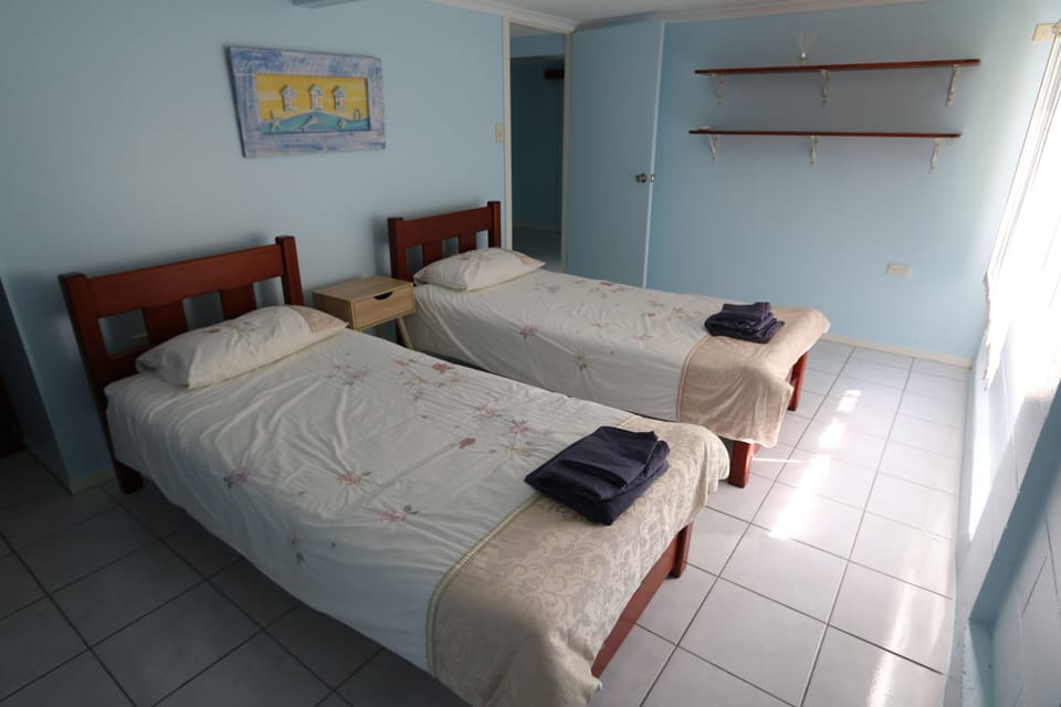 Bedroom No 5 - downstairs - single beds