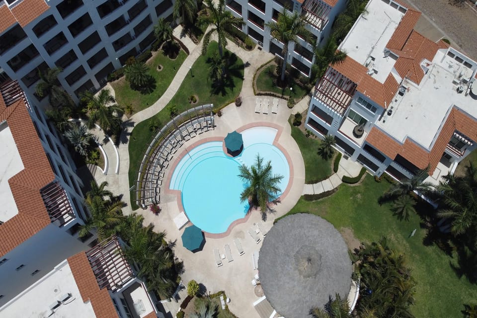 Drone shot from above
