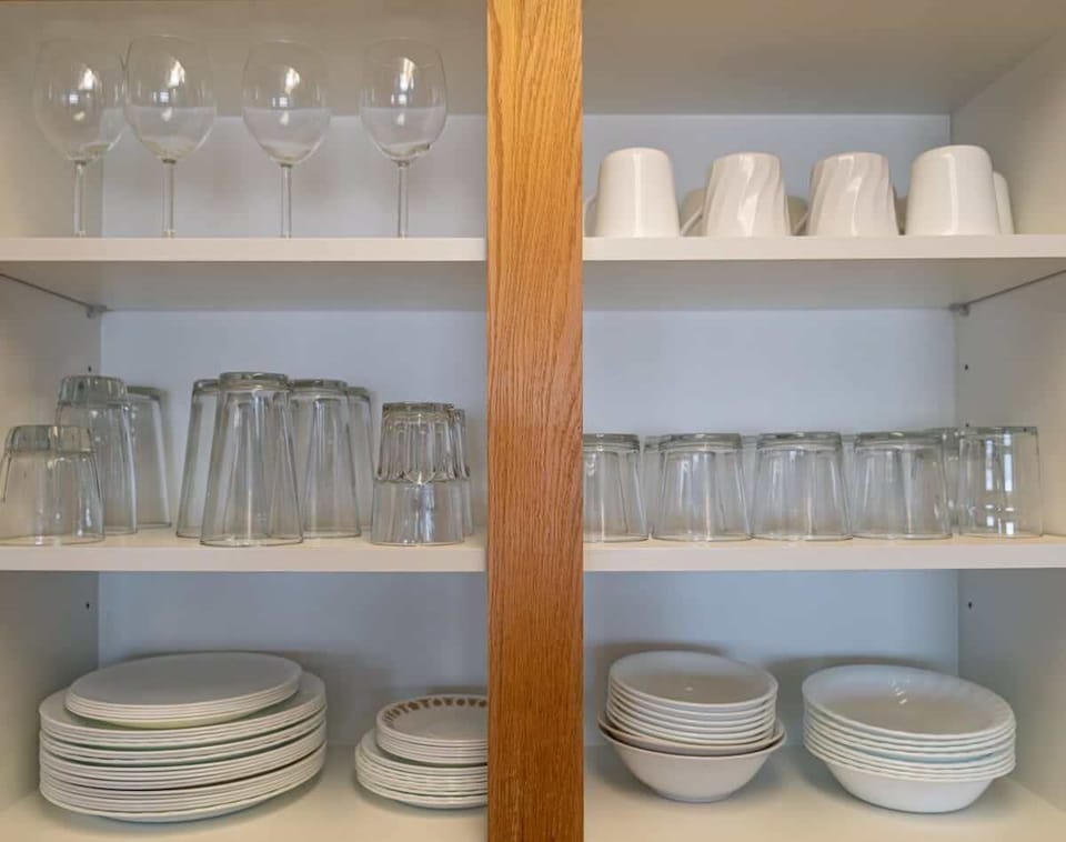 All the cups, glasses, plates, and bowls you could need