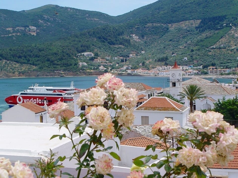 Daskios house terrace views