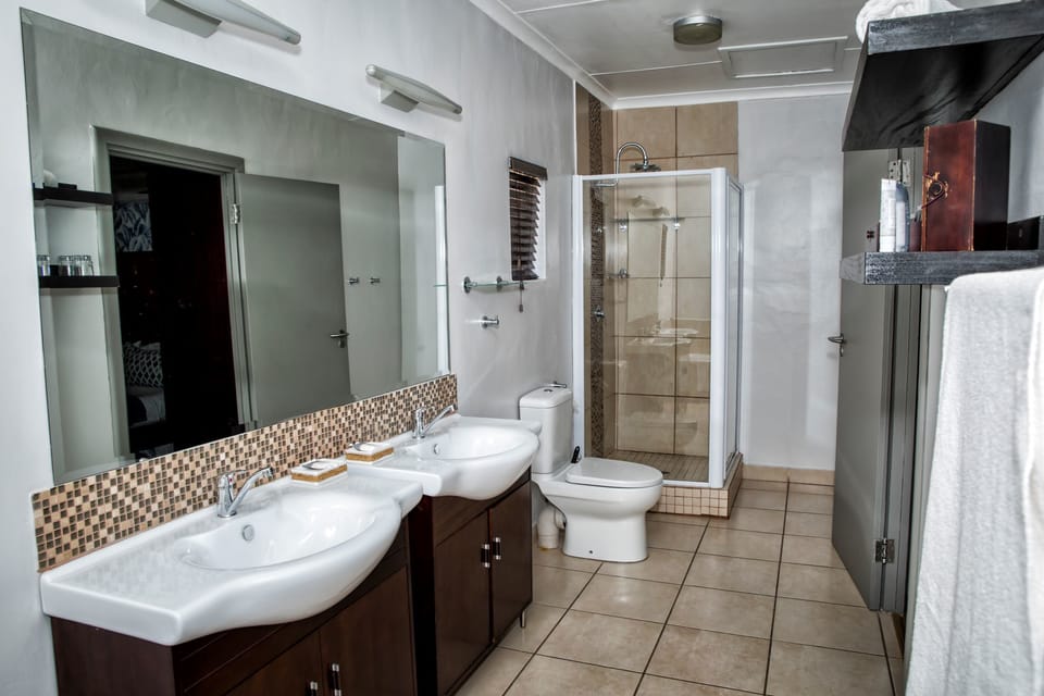 Executive Double Room | Bathroom | Free toiletries, hair dryer, towels, soap