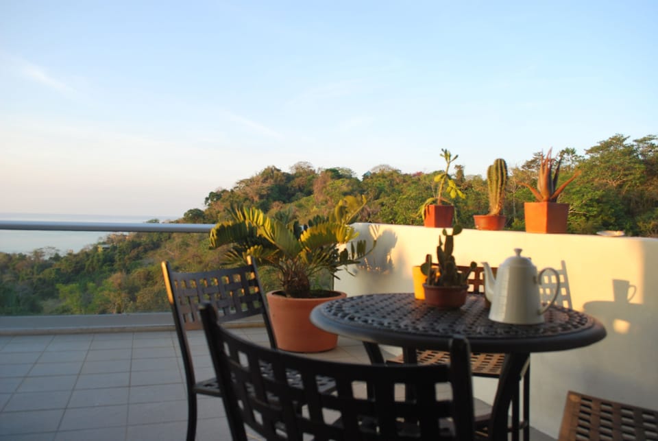 Deluxe Studio, 1 Queen Bed, Ocean View | Balcony
