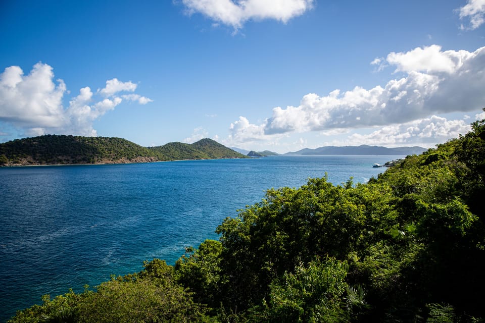 Thatch Cay and down island views.