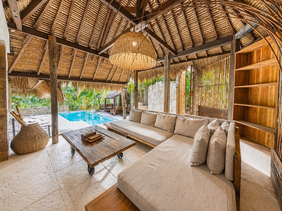 Tropical Bedrooms Villa with Private Pool | Living area