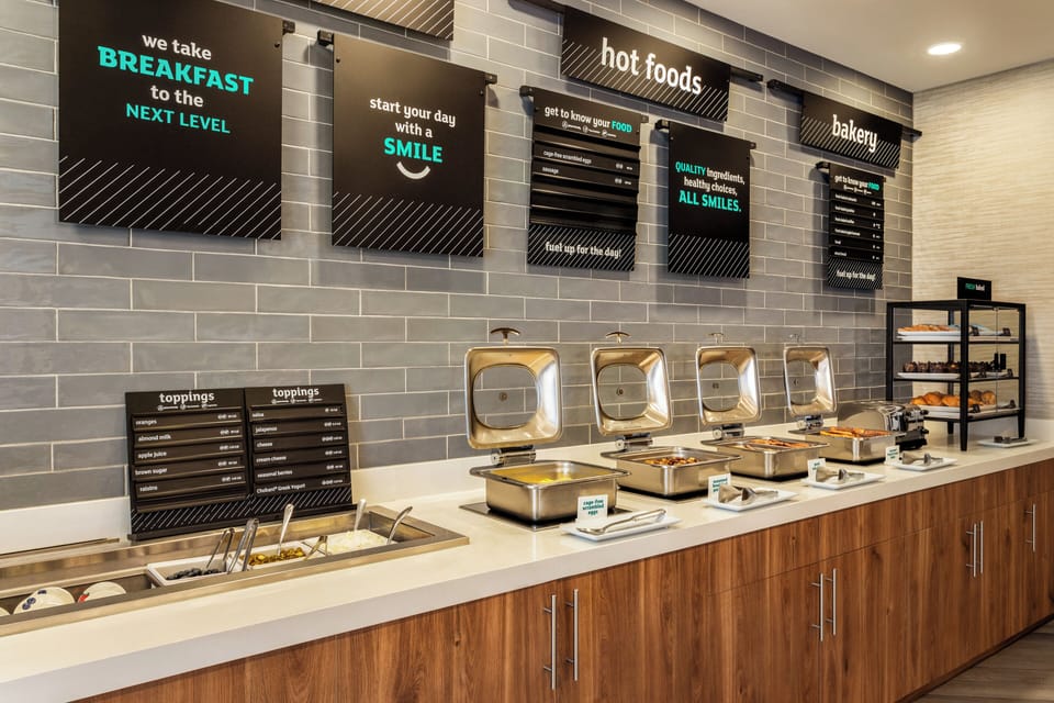 Daily cooked-to-order breakfast for a fee