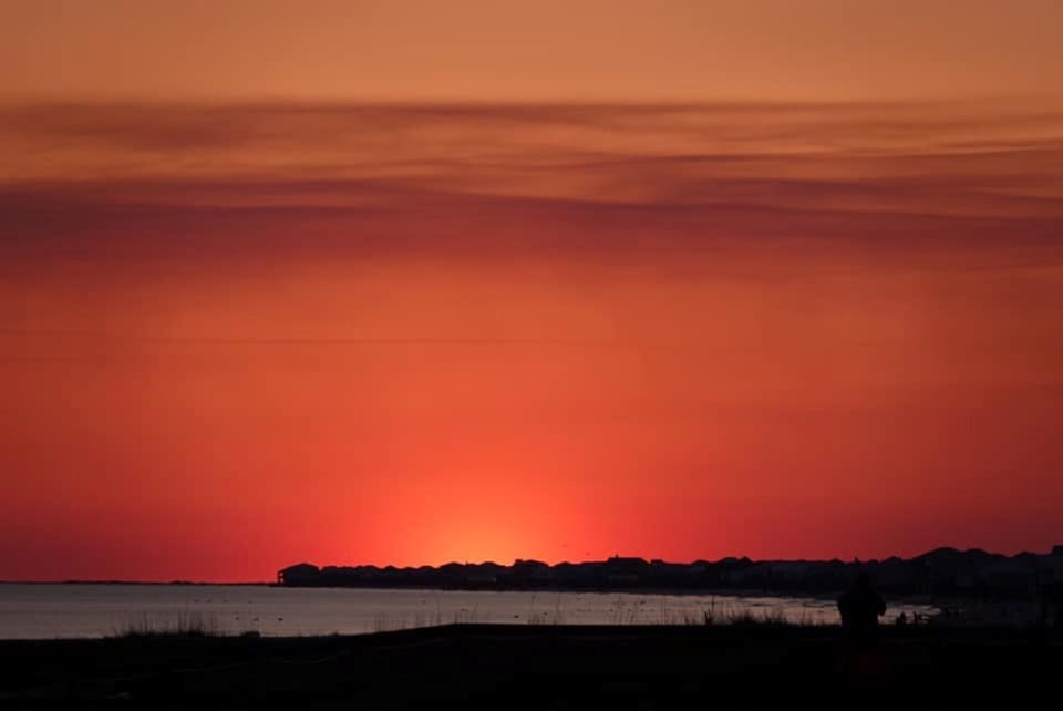 “End the day with a beautiful Dauphin Island sunset.”