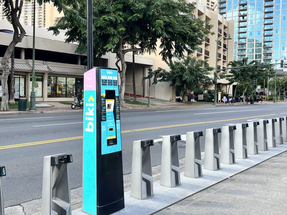 Get around for fun on biki, steps from building 