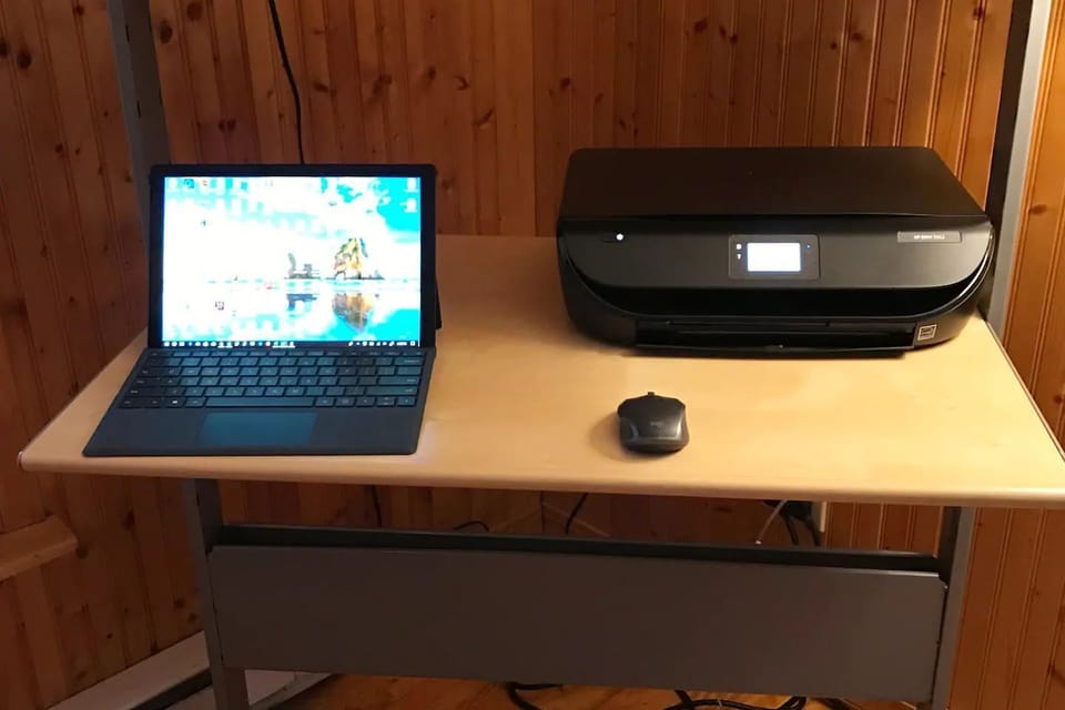 All in one printer available in office, laptop not included.