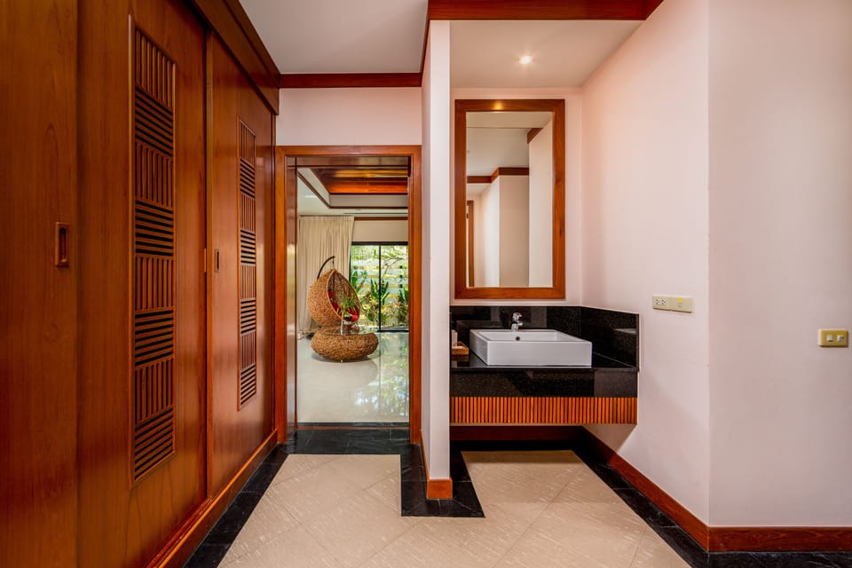 3 Bedrooms with Private Pool Villa | Bathroom | Deep soaking tub, free toiletries, hair dryer, bathrobes