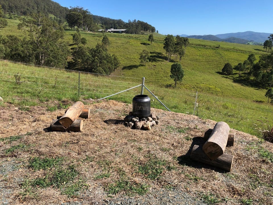 Enjoy a bonfire in our outdoor fire-drum.  Don't forget to bring marshmallows!