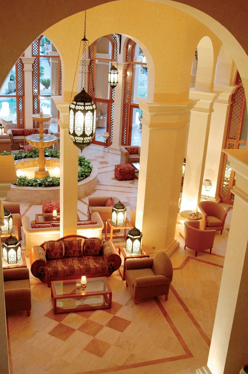 Lobby sitting area
