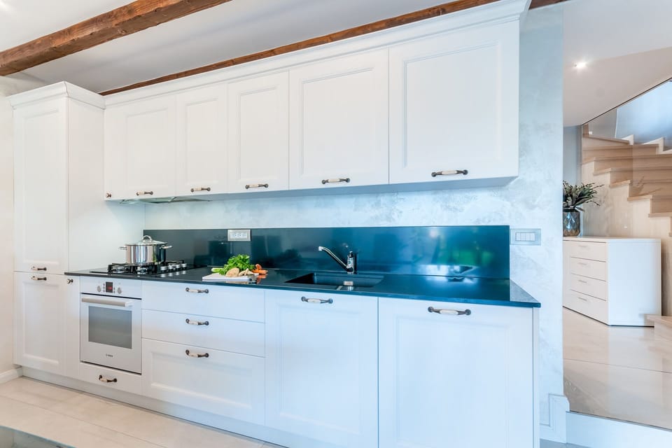 Villa | Private kitchen | Full-size fridge, oven, stovetop, dishwasher
