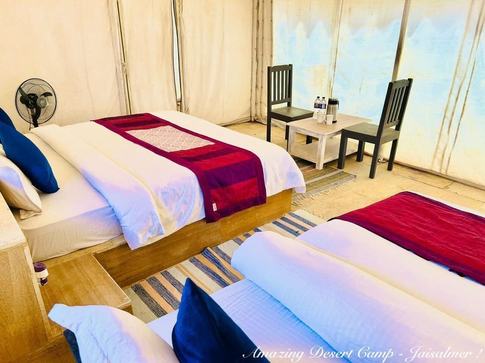 Deluxe Tent, 1 Double Bed, Resort View, Ground Floor | Egyptian cotton sheets, premium bedding, rollaway beds (surcharge)