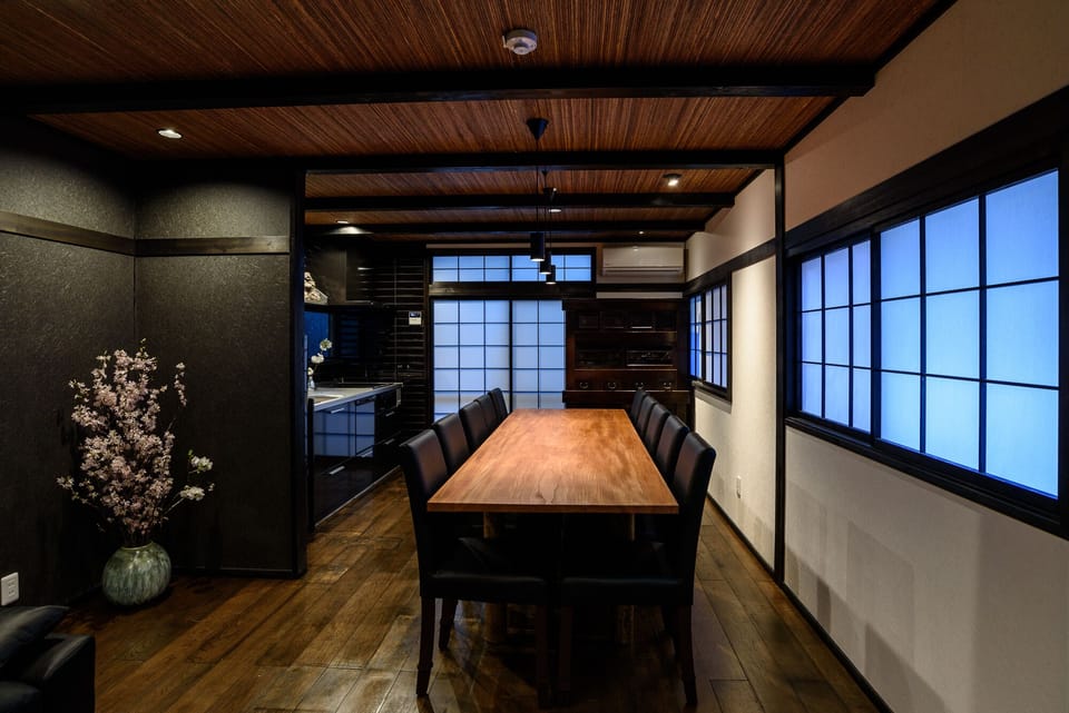 The LDK, Living-Dining-Kitchen is where our guests spend quality family time together.