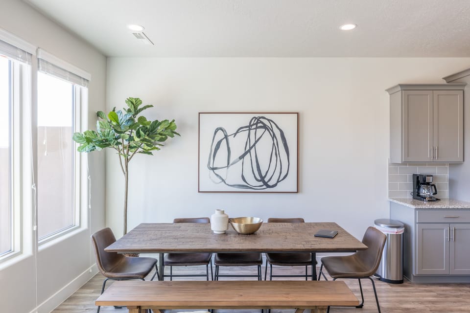 Dining Table - Share memories and stories while enjoying a family style meal around the Dining Table.