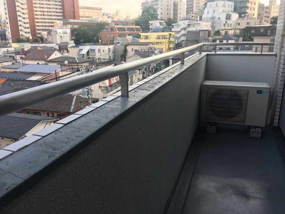 Wide balcony