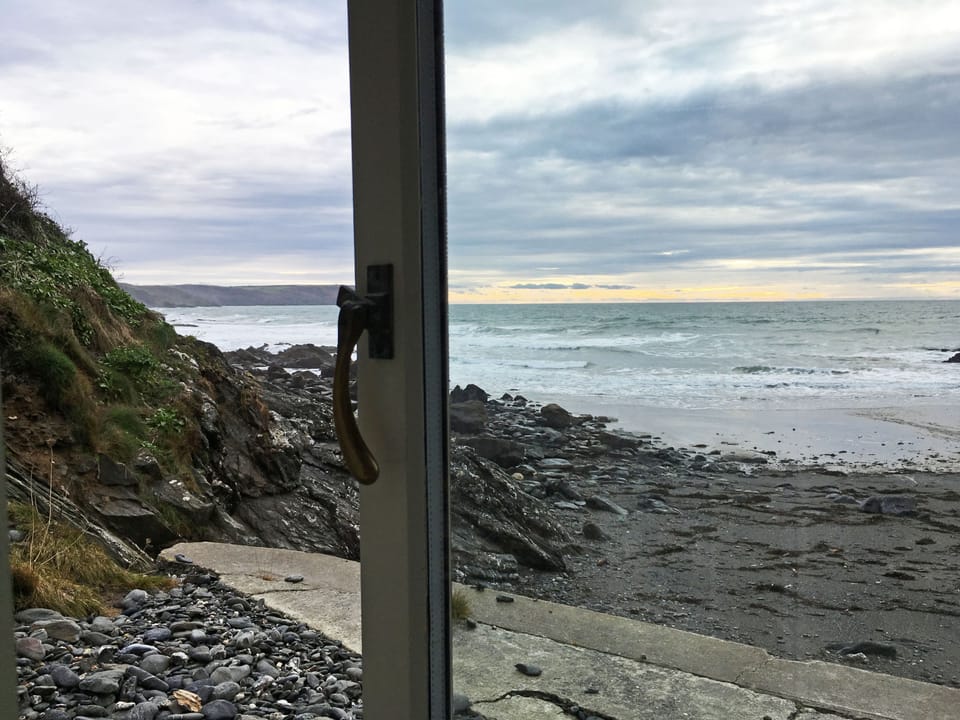 View from downstairs bedroom