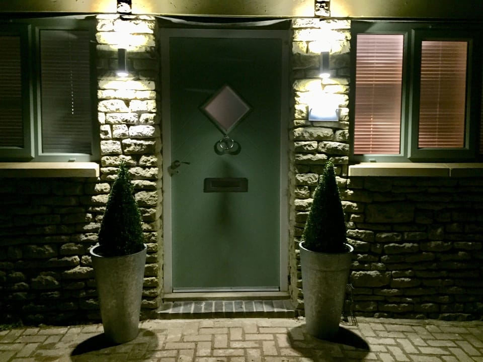 Entry courtyard.