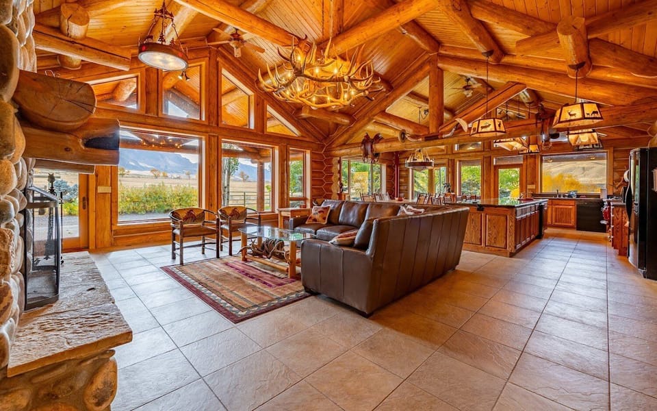 Beautifully appointed home with custom furniture, unique light fixtures and modern amenities.