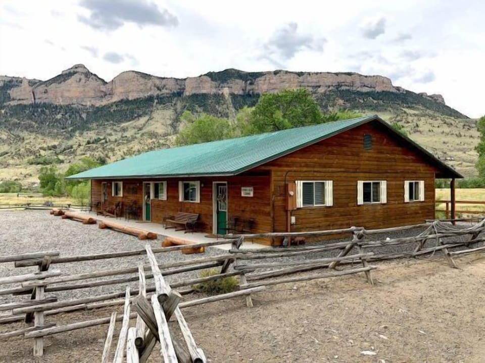 Creekside Cabin #3 is surrounded by beautiful mountain views