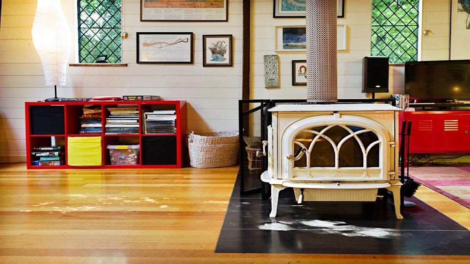 Fireplace for those chilly nights