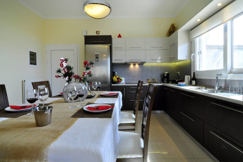 Katoi Apartment 2 Agios Georgios Pagoi kitchen