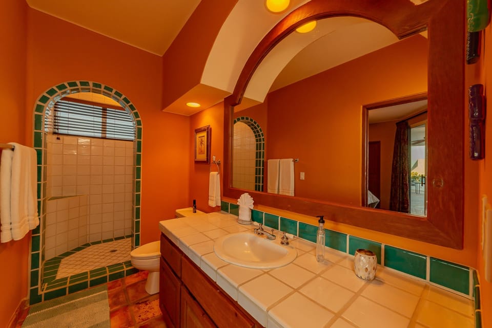 En suite bathroom