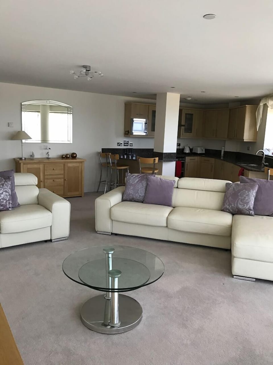Modern open-plan living area