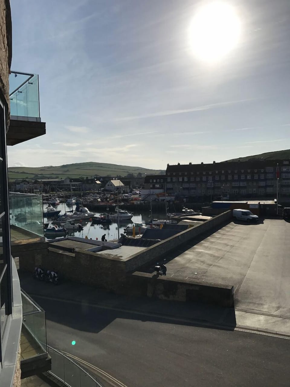 Harbour view from balcony and bedrooms