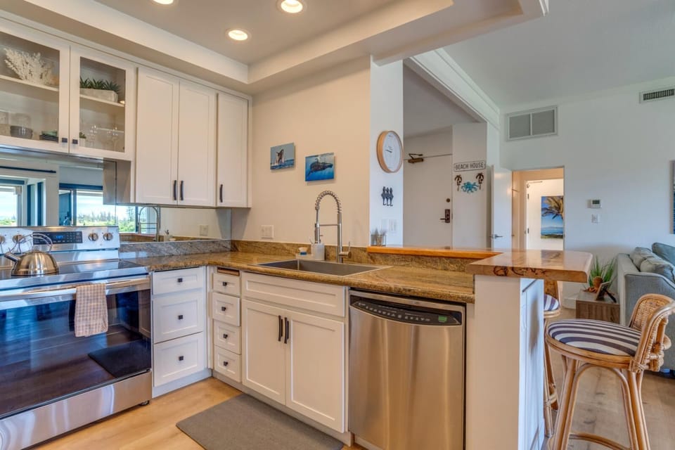From espresso mornings to easy dinners, this light-filled kitchen is ready for whatever your day brings   