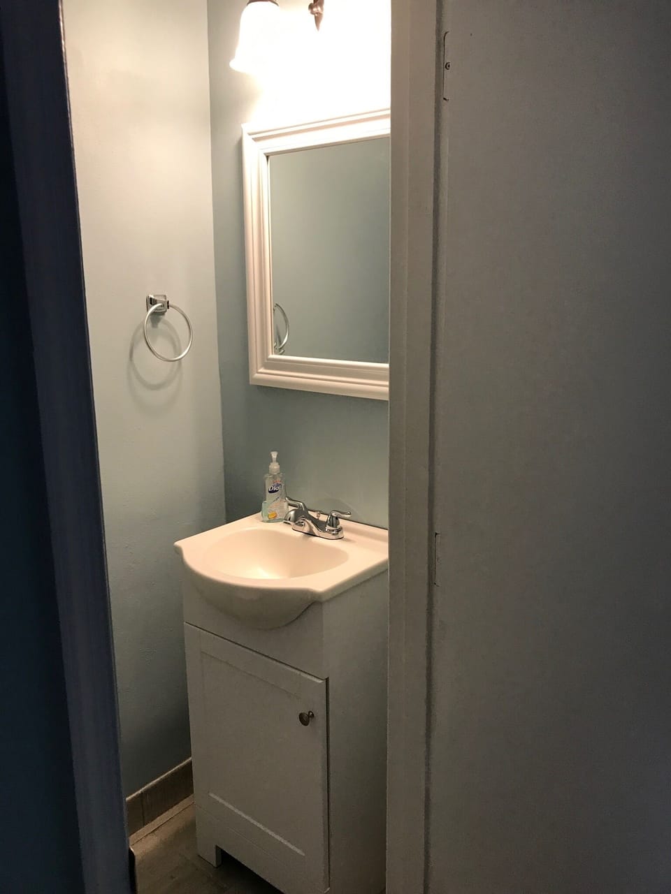 Downstairs half bath