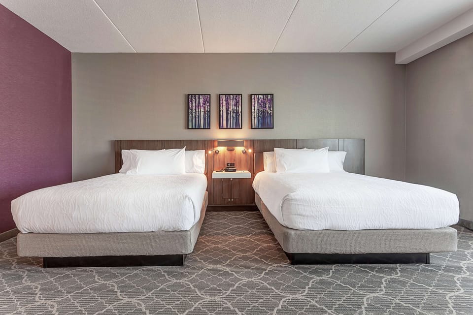 Suite, 2 Queen Beds, Accessible (Mobility & Hearing, Roll-in Shower) | In-room safe, desk, blackout drapes, soundproofing